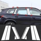 For Bmw X1 2023-2025 chrome stainless Window Center Bc Pillar Cover Trim