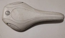 Old School Bmx Vintage MTB SDG Leather White Seat 1990s Attic Ken Pliska JMC DG