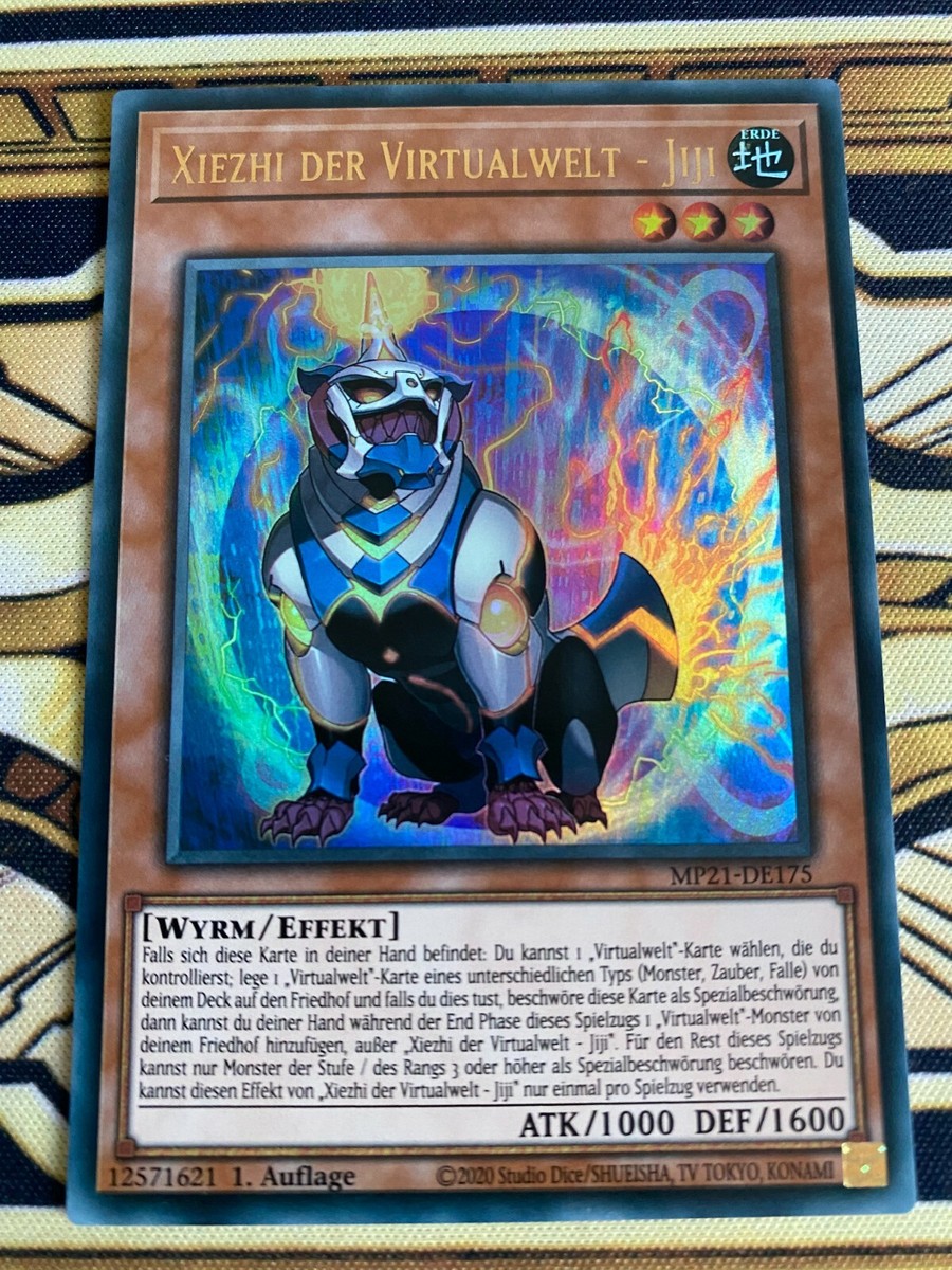 Yugioh Xiezhi der Virtualwelt - Jiji Ultra Rare MP21-DE175 | eBay