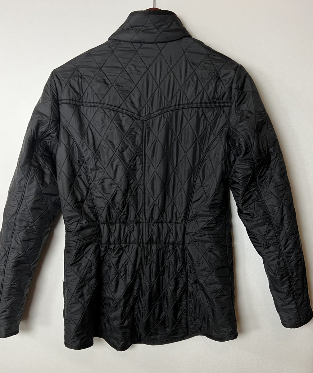 barbour cavalry fleece lined quilted jacket