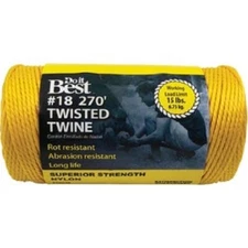 (24)-Do it Best #18 x 270 Ft. Yellow Filament Nylon Twisted String Twine 338648