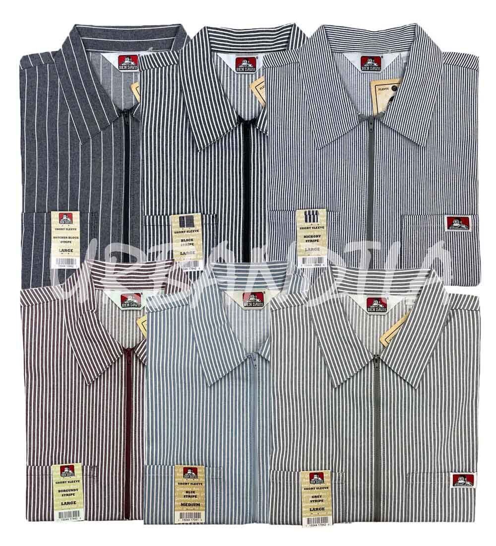 Ben Davis Men's Short Sleeve Color Striped 1/2 Zip Shirt | eBay Ben Davis Men's Short Sleeve Color Striped 1/2 Zip Shirt | eBay