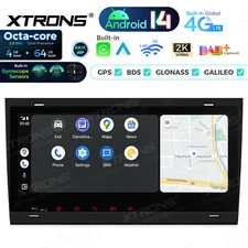 8.8" Car Play Android 14 Stereo Radio GPS 8-Core 4+64GB For Audi A4 S4 RS4 B6 B7