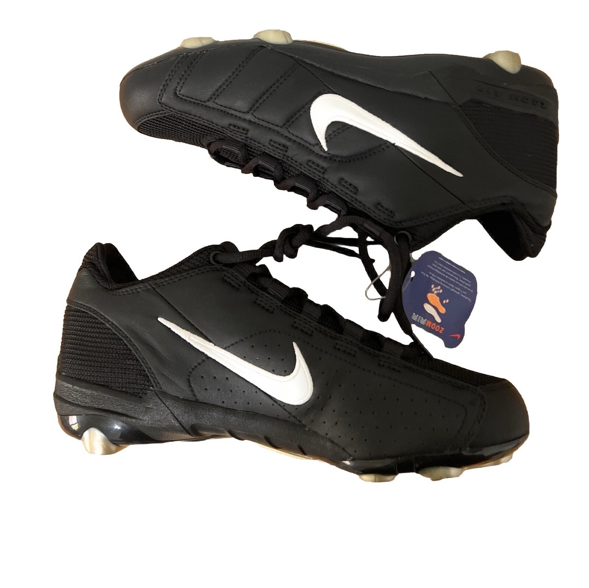 あゅたん　603030ブラック Nike Air Zoom Barracuda Black White Football Cleats Mens Size 8 | eBay