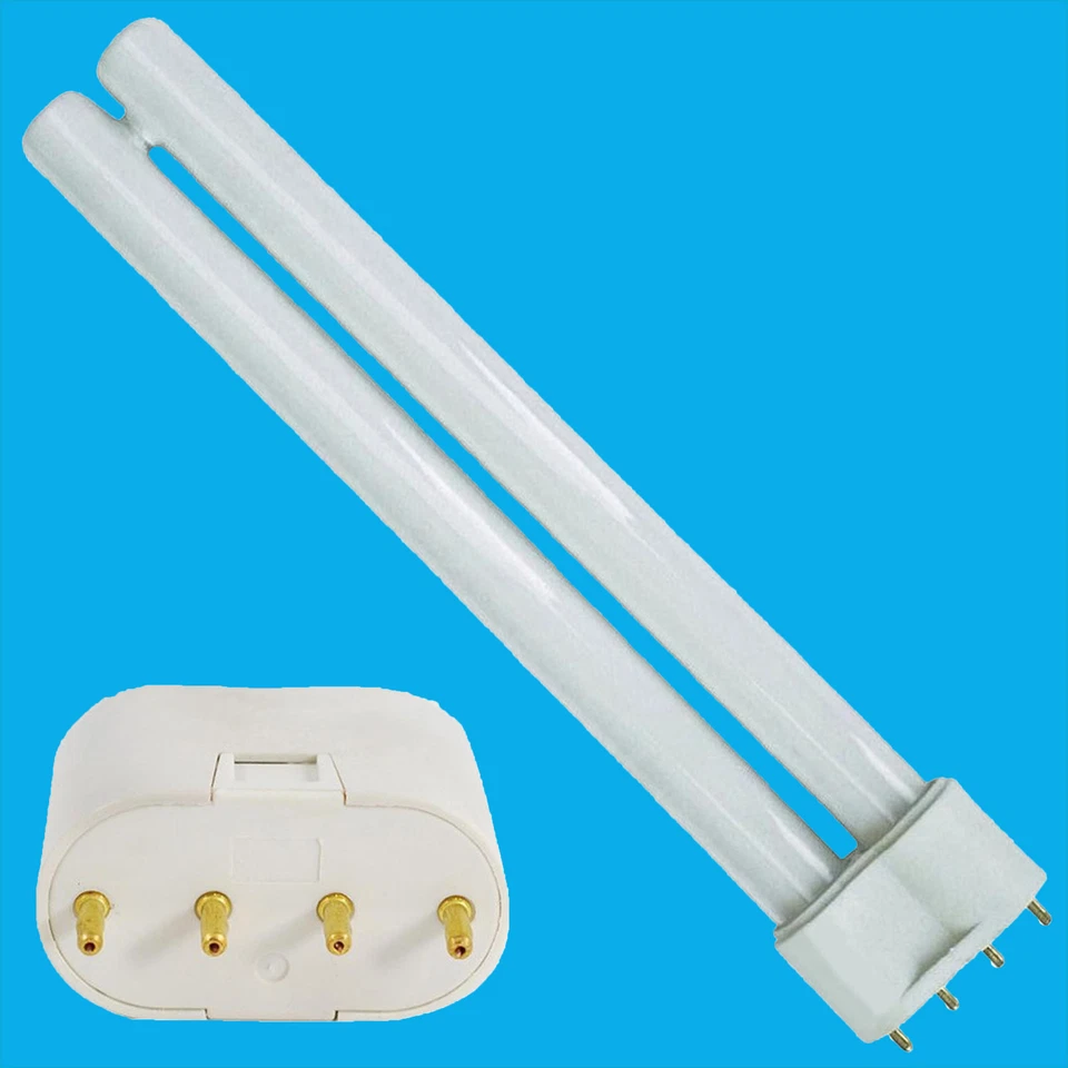 40W 2G11 4 Broche Ampoule Double Tube Cfl 3000K Chaud Blanc Lampe 533mm Longueur - Photo 1/1