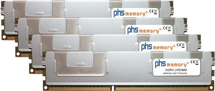 PHS-memory 128GB (4x32GB) Kit RAM Speicher für Supermicro H8DGG-QF DDR3 LRDIMM (