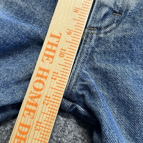 Vintage Rustler Jeans Men 34x32 Straight Regular Whiskered Denim Pants - Picture 7 of 9