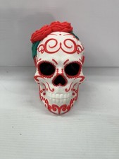 5" Sugar Skull Decoration, DOD, Dia De Los Muertos, Day of the Dead Multicolor
