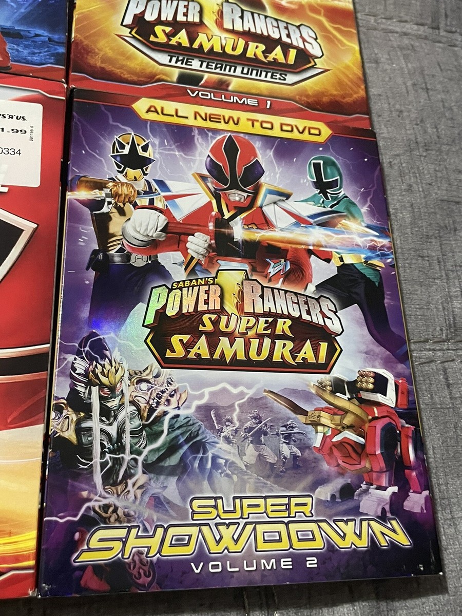 Saban's Power Rangers Lot Of 4 Samurai And 1 Mega Force | eBay