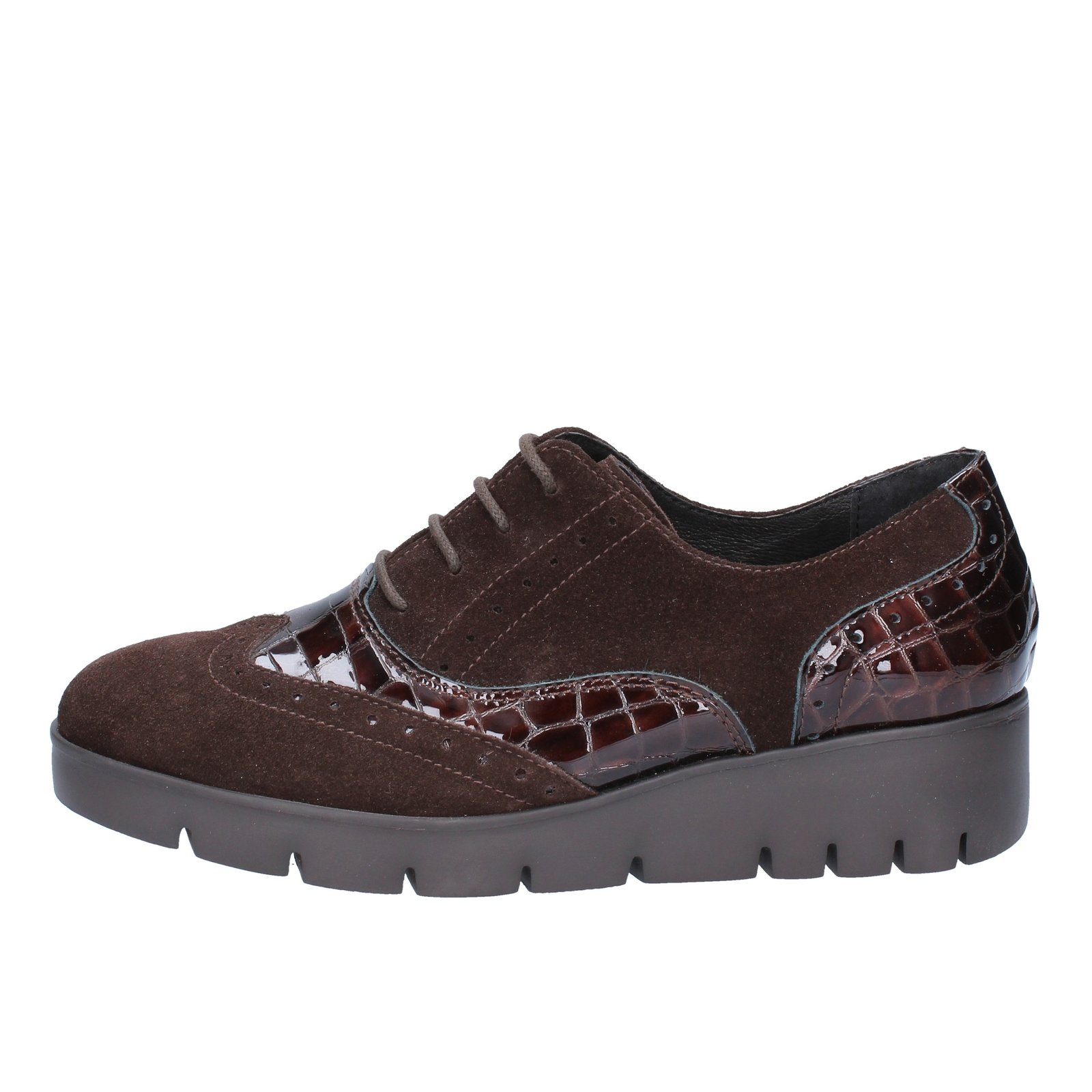 AD872 Susimoda chaussures en daim marron cuir verni femmes élégantes EU 37 AD872 Susimoda chaussures en daim marron cuir verni femmes élégantes EU 37