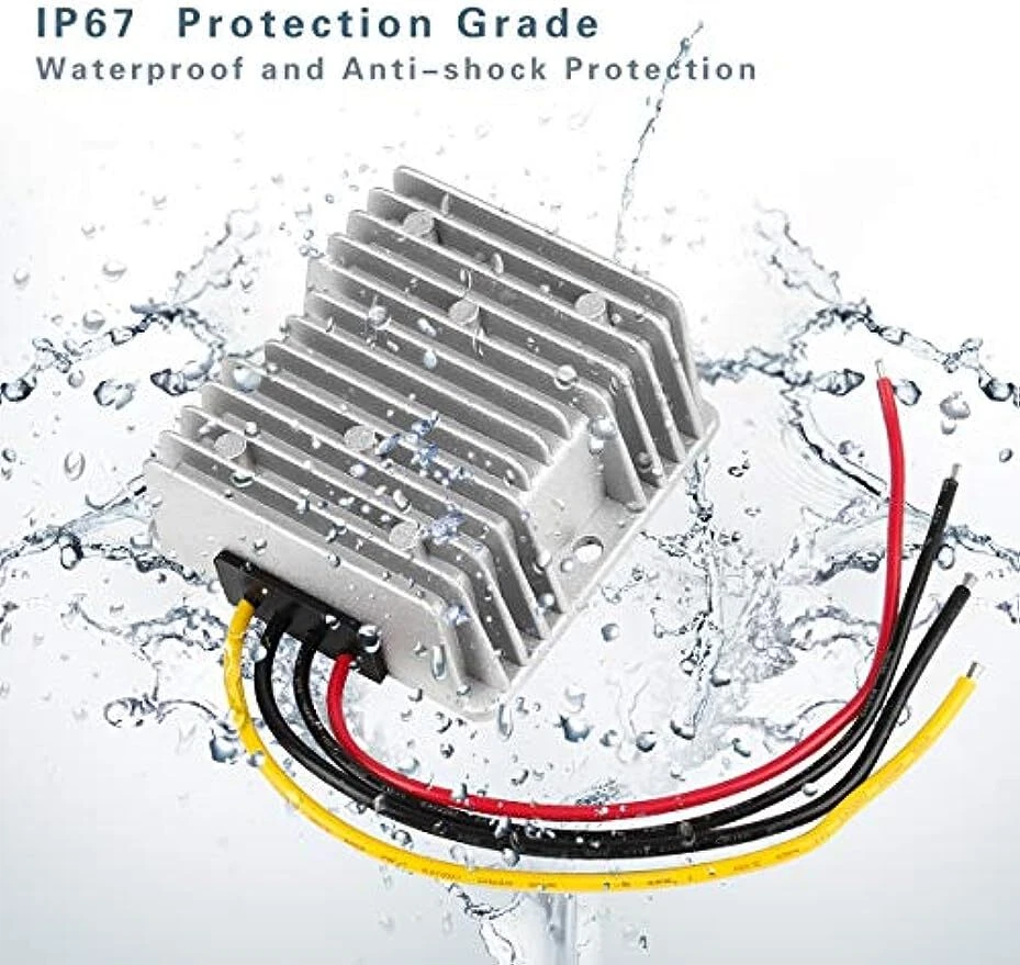 Regulator DC 24V to 12V 20A 240W Power Converter Reducer Waterproof Transformer - Image 2 of 4