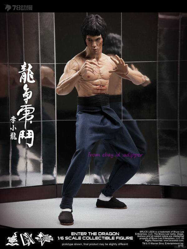 Perfect Hot Toys Dx04 Enter The Dragon 1/6 Bruce Lee Action Figure