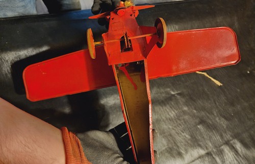 Vintage Keystone US Mail Tin Airplane Toy - Picture 14 of 14