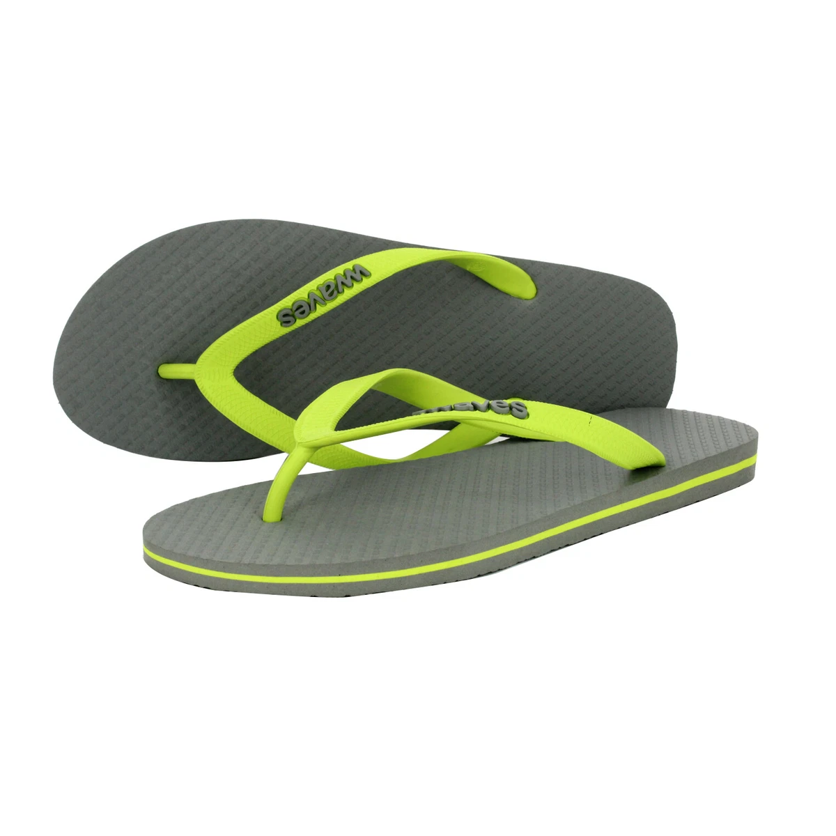 Lime flip flops shop