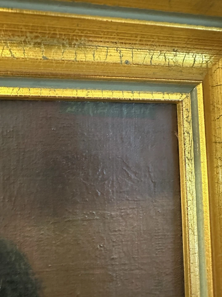 Oil on board, Portrait of a Wise Old Man. J.R. Bevan 19th Century - Image 3 of 4