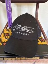 New MATHEWS ARCHERY Black Mesh Back Hat Snapback