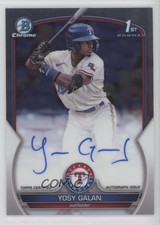 2023 Bowman Chrome Prospect Yosy Galan #CPA-YGA Auto 0kr0