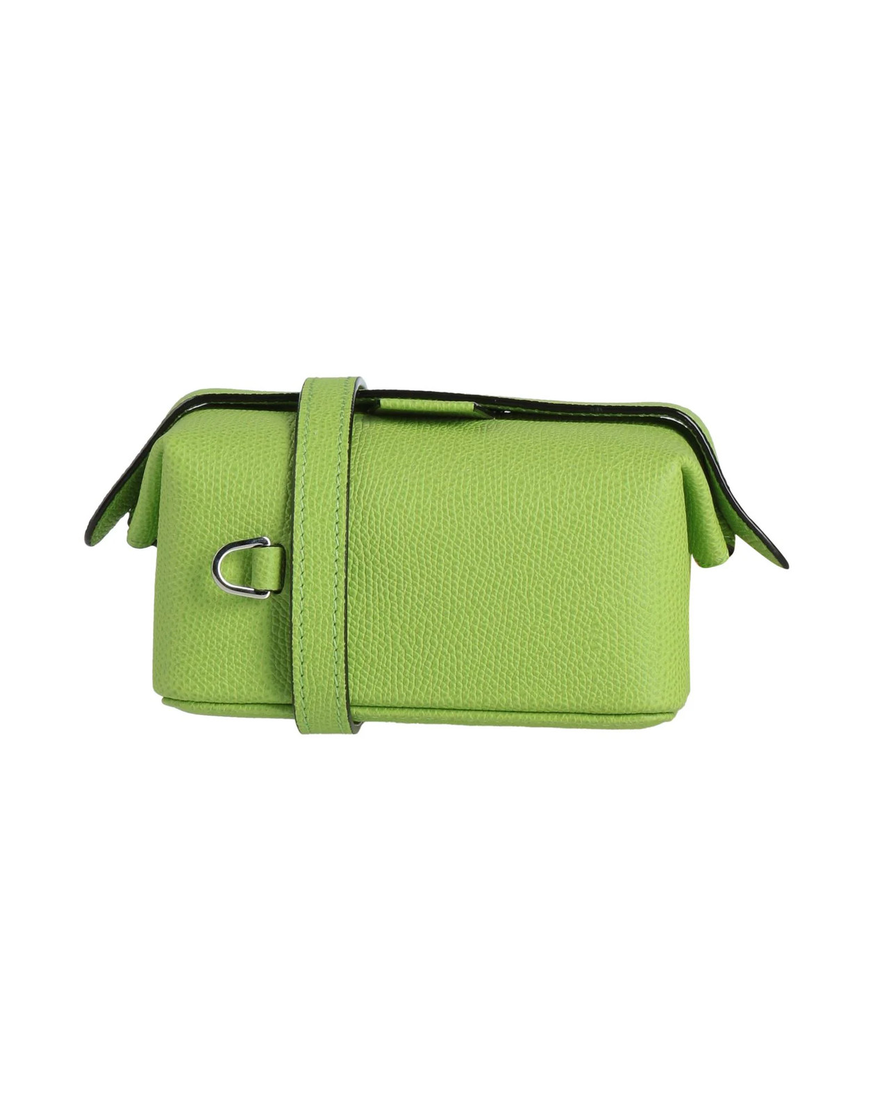 Valextra - Women - Pebbled-leather Cross-body bag - Lime green 279990₽