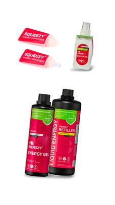 Squeezy Energy Gel - Refiller, 500 ml Flasche I wiederverwendbare Softflask 150