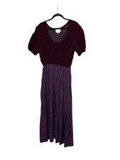 Jeffrey & Dara Special Occasion Dress Size 12 Purple Vintage New Made In USA