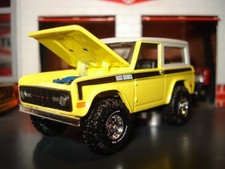 FORD BRONCO 1969 4X4 SUV TRUCK 1/64 EDIZIONE LIMITATA FUORISTRADA 4X4 RUOTE E PNEUMATICI M2