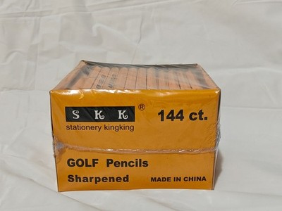 SKKStationery Kingking #2 Golf pencils sharpened ( 144 ct )