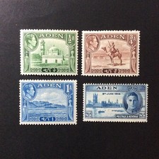 BroadviewStamps BR Aden #16-18, 29 MVLH F-VF