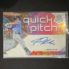 Jarred Kelenic 2021 Panini Mosaic Quick Pitch Autographs Prizm #QPA-JK Mariners