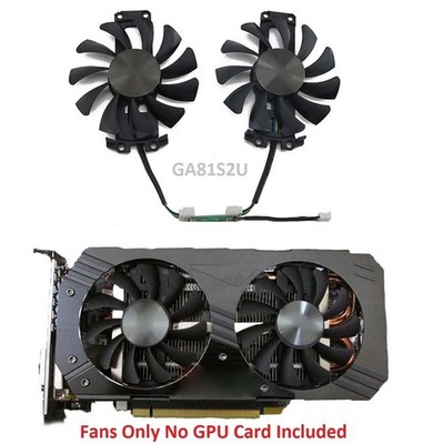 GA81S2U 12V 0.38A 75mm Cooler Fan For ZOTAC GTX 1060TI 3G D5 Graphics Card Fan  