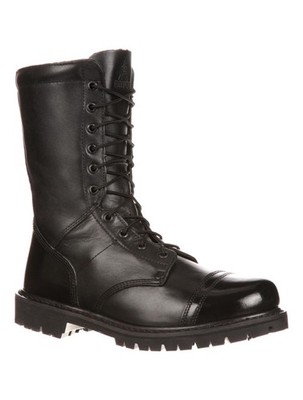 Women's Rocky Side Zipper Jump Boot, Black, 7.5M