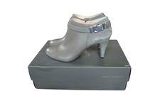 Vince Camuto Vanny Ankle Boots Gray Suede Leather Women's Size 7.5 Casual Dressy