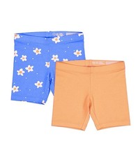 2-Pack WONDER NATION Girls Size XL-Plus 14-16 Bike Shorts   Daisy  Peach