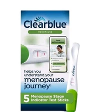 Clearblue Menopause Stage Indicator 5 Test Sticks Exp 06/30/2026 -FREE SHIPPING 