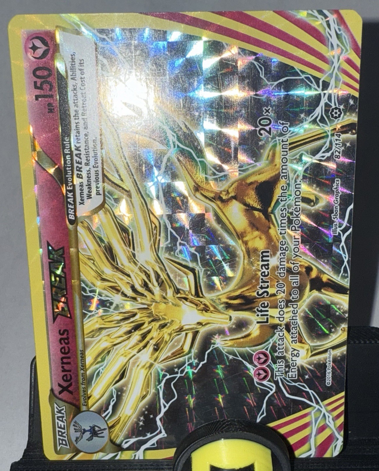 NM - Pokemon TCG - Xerneas BREAK 82/114 XY - Steam Siege Holo