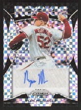 2019 PANINI PRIZM RYAN MEISINGER RA-RM RC AUTOGRAPH POWER PLAID 55/75 CARDINALS