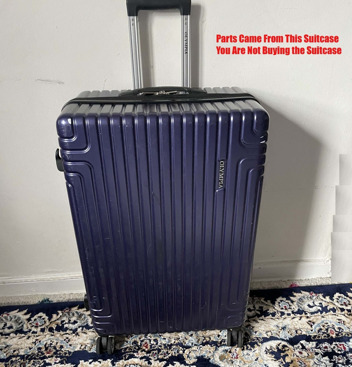 Olympia HE-3900 Suitcase Luggage Travel Handles Hold Pull Leg Feet