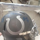 Lenny Moore Indianapolis Colts Signed Mini Helmet Maniabilia HOF 75 Schwartz AT