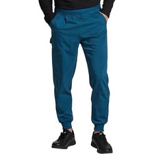 Dickies EDS Essentials Mens Scrub Pants L Short Teal Blue Joggers Cargo DK223S