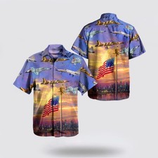 US Navy Northrop F 5N Tiger Independence Day The Statue of Liberty Hawaiian Shir
