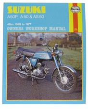 Haynes Workshop Manual 328 Classic Suzuki AP50 A50 A50p AS50 L M 1969 to 1977