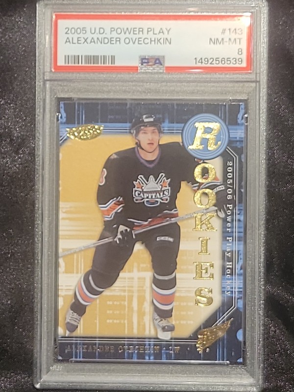 2005 Upper Deck Alexander Ovechkin Power Play RC PSA 8 #143 Pop 221, w/ 776 ⬆️