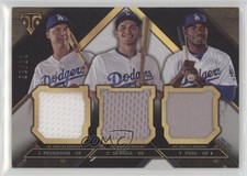 2016 Triple Threads Relic Combos 25/36 Joc Pederson Corey Seager Yasiel Puig 1c7