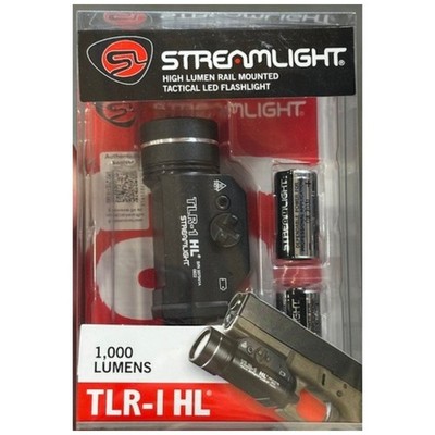 Streamlight 69260 TLR-1 HL Gun Light Black Anodized 1000 Lumens White LED NEW