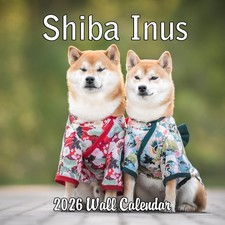2026 Shiba Inu Wall Calendar: Adorable Monthly Dog Images for Dog Lovers