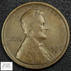 1909 S Lincoln Wheat Copper Cent 1C