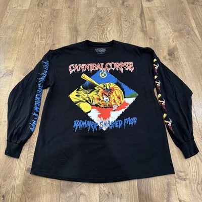 Vintage Cannibal Corpse ''Hammer Smashed Face'' Long Sleeve Shirt Men's XL