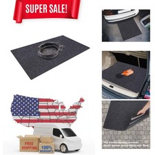 Oil Spill Absorbing Mat for Garage Use - 38x36in, Water Resistant, Easy to Clean