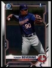 2021 Bowman #BCP-140 Yunior Severino Chrome Prospects