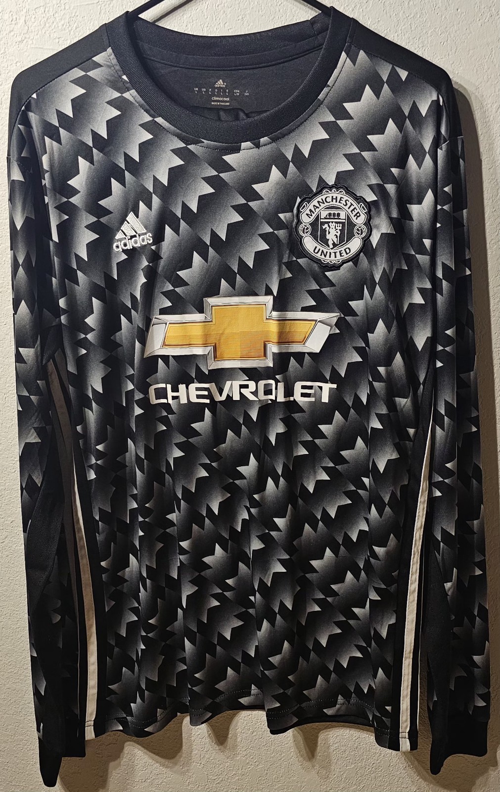 Manchester United 2017-2018 Away Mens Soccer Jersey SZ Large