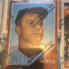 Topps Mickey Mantle N.Y. Yankees #200 Commemorative Reprints Card 1996